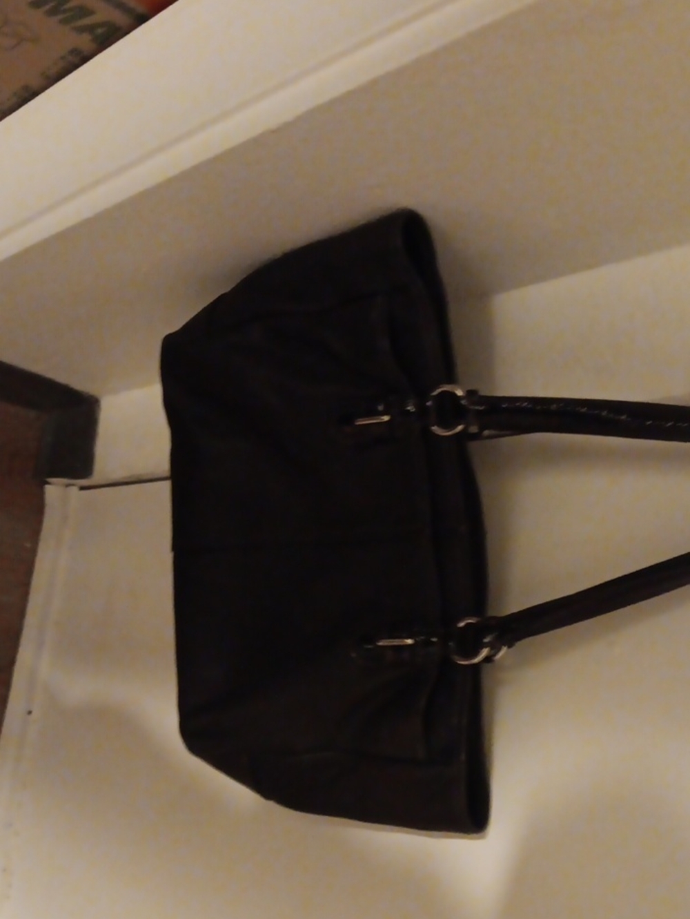 Coach Black Shoulder Tote with Double Straps